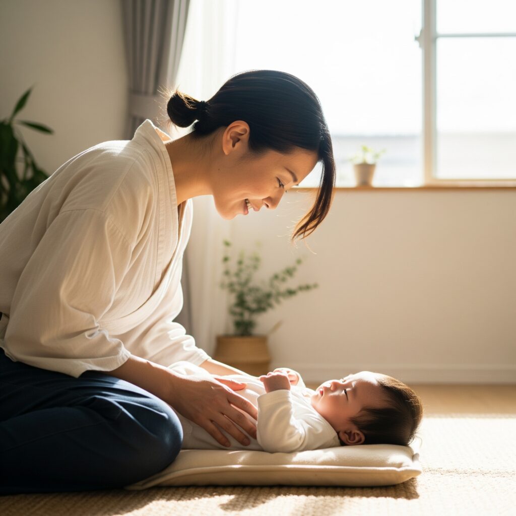 産後のダイエットでパーソナルトレーニングを受け、充実したダイエットや育児を行っているママ