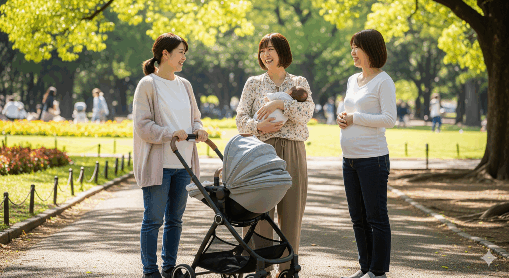 帝王切開後のぽっこりお腹改善に成功した先輩ママたちの体験談イメージ
